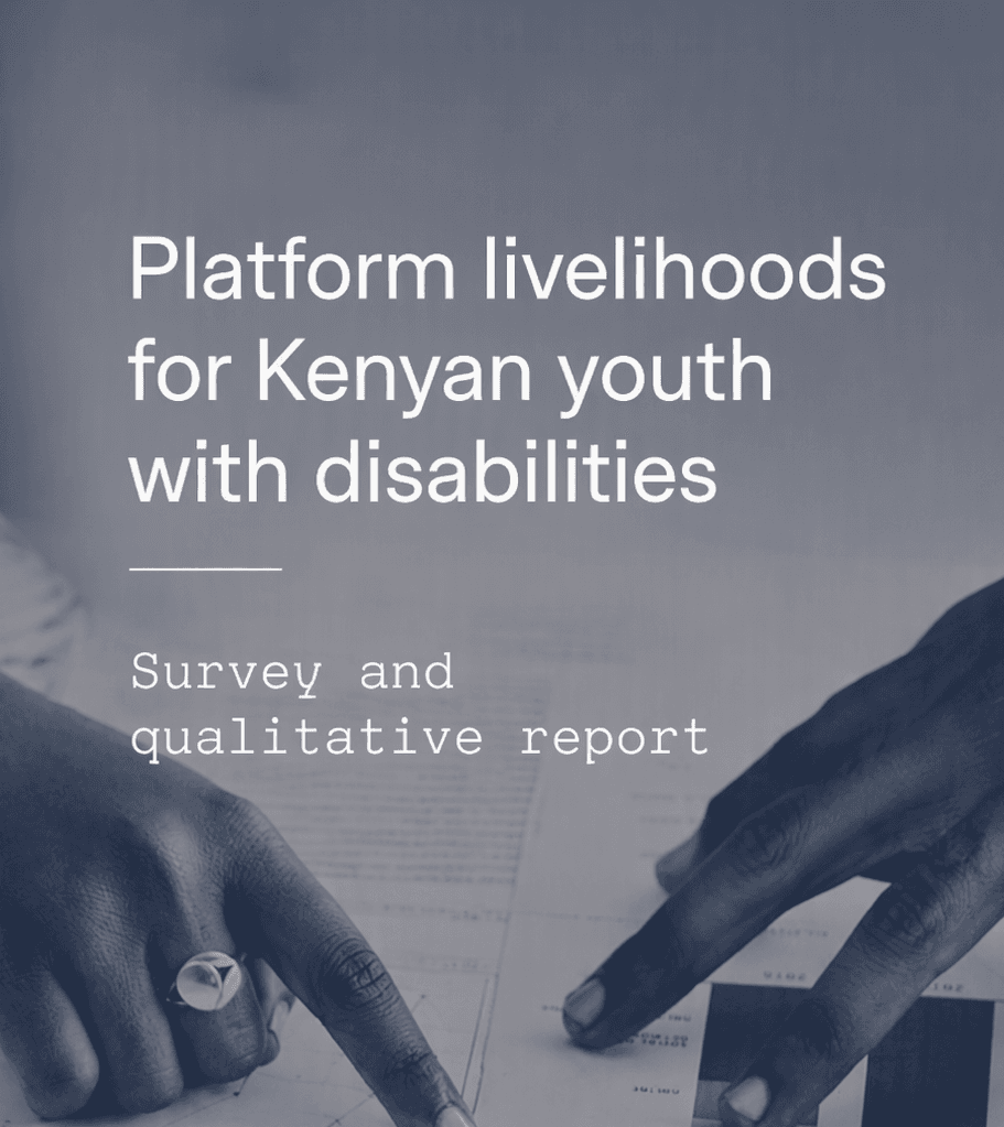 Platform livelihoods for Kenyan youth with disabilities