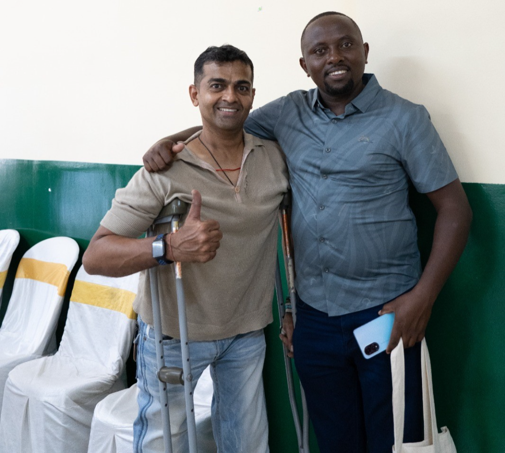 from Left: Rigzin Mithesh Shah and Anthony Ndirangu 